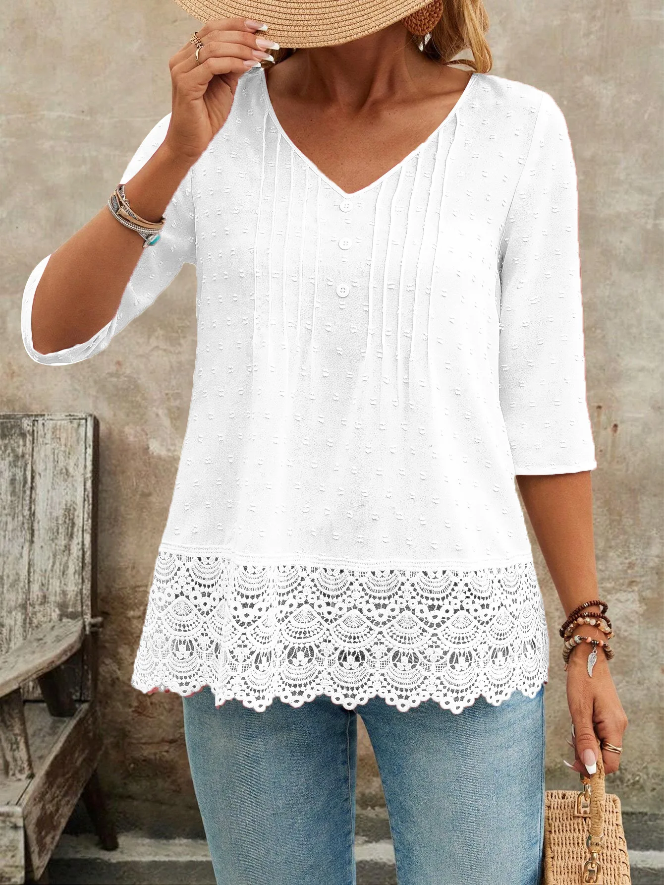 Solid Casual Loose Blouses For Feminino Summer Vintage Feminino’s - Imagem 7