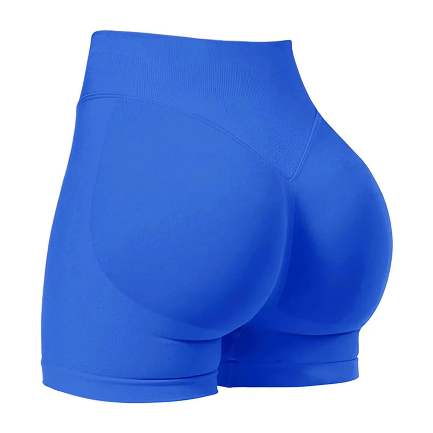 Summer High Waisted Yoga Shorts For Women Fashionable and Sexy Running Fitness Pants Solid Color Yoga Leggings Elastic Tights - Imagem 9